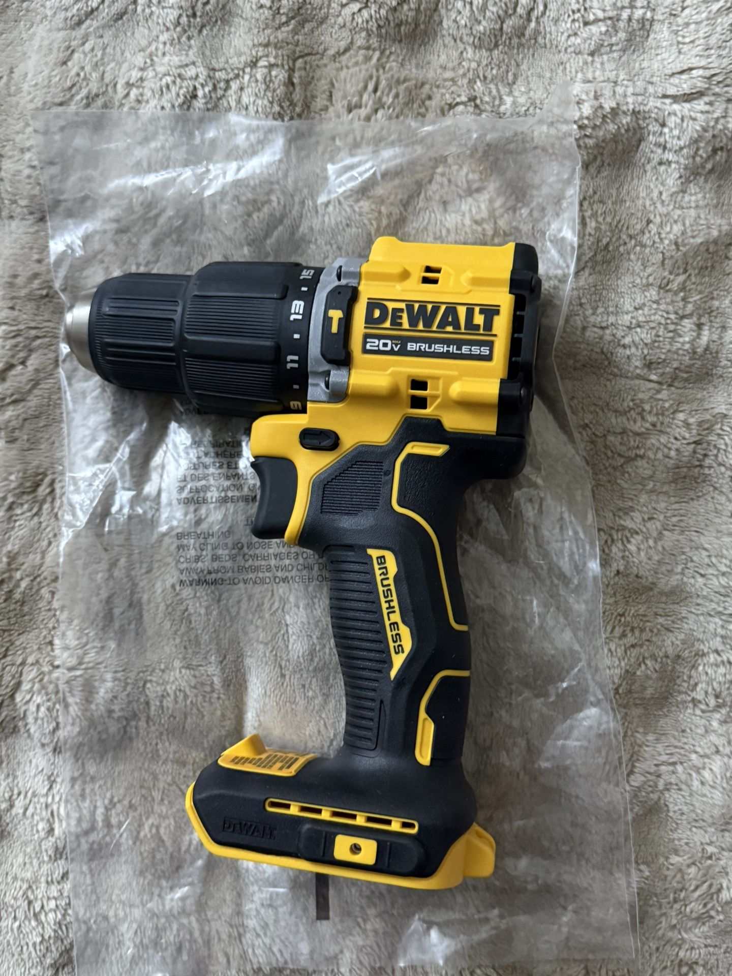 DEWALT ATOMIC 20-Volt MAX Brushless Cordless 1/2 in. Hammer Drill (Tool-Only)