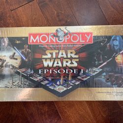 NEW and Sealed Star Wars Monopoly Game 