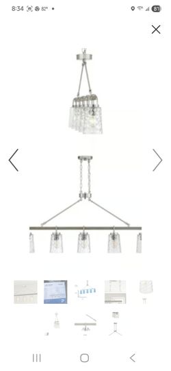 5 Light Chandelier - New In Box