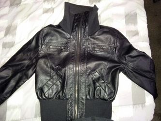 Women's leathery jacket
