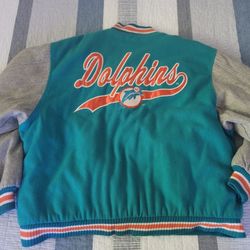 Vintage Classic Collectibles Team NFL Miami Dolphins Wool Jacket Size  Xl $150 Pickup In Oakdale 