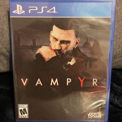 Vampyr Sony PlayStation 4 PS4 Game Like NEW