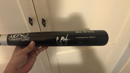 Corey Seager signed bat