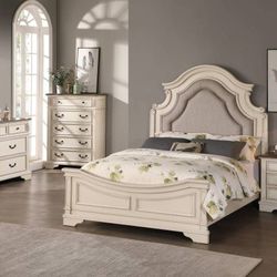Queen Bed Frame  Dresser Mirror One Nightstand Free Delivery  Check Description