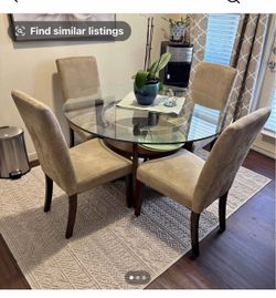 Table and chairs