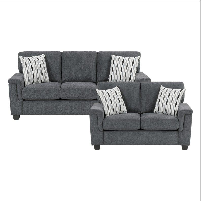 2pc Set: Sofa, Love High 💥 quality furniture