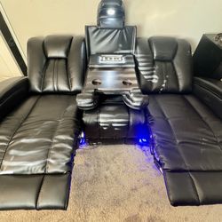 Black Leather Recliner