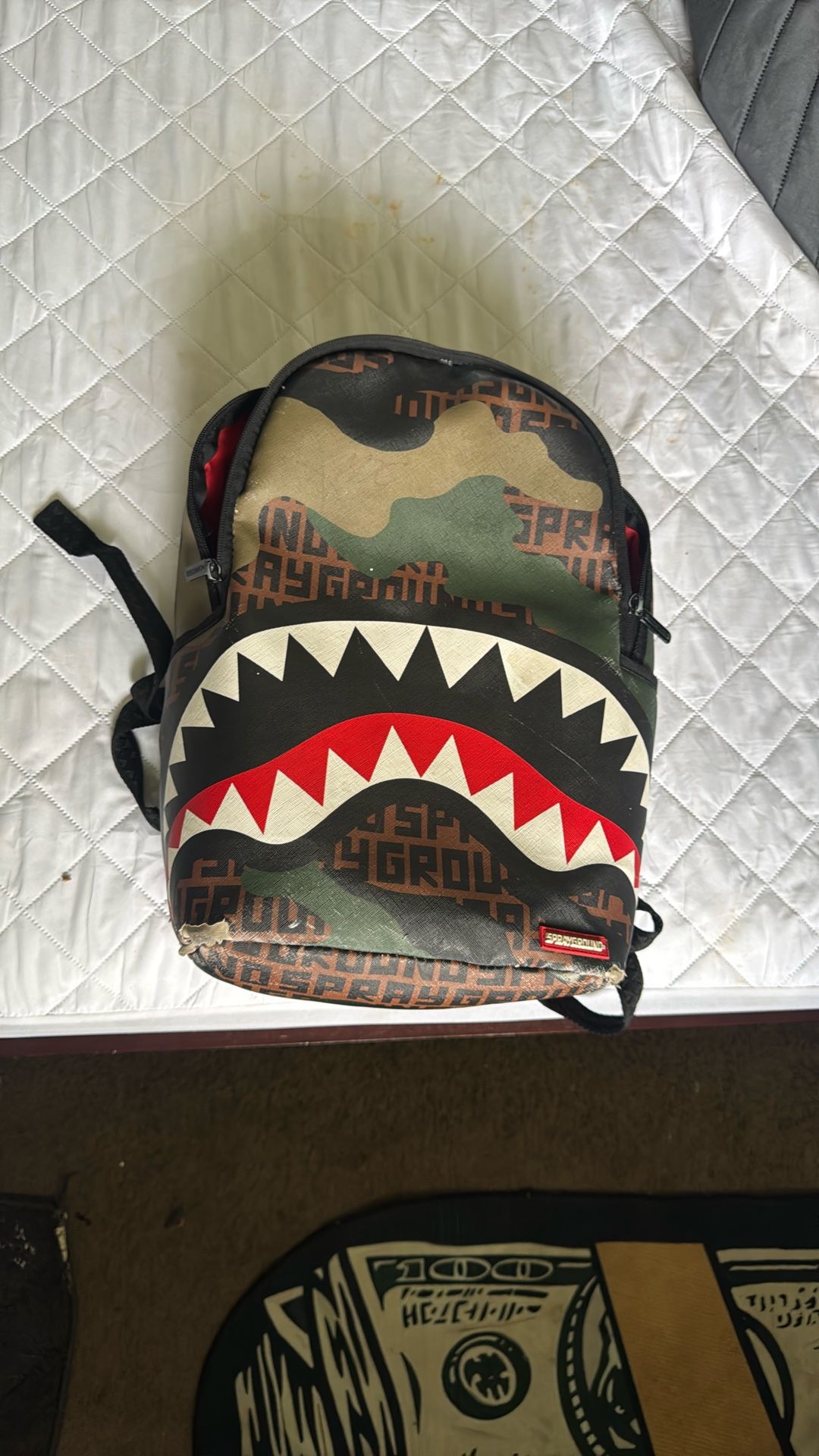 Camouflage Spray Ground Backpack