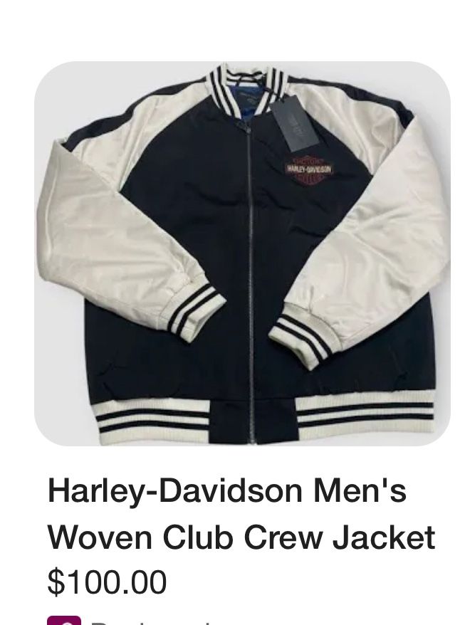 Harley Davidson Jackets $100 For Both Or $65 Each