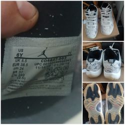 Jordan 11 Retro Low Snake Light Bone (GS) - UK 5.5