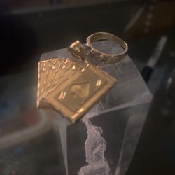 14k pendant And Ring 