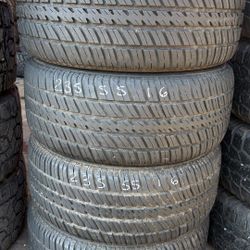 Used Tires 235 55 16 COOPER COBRA 🐍 
DOT 23 90% de vida