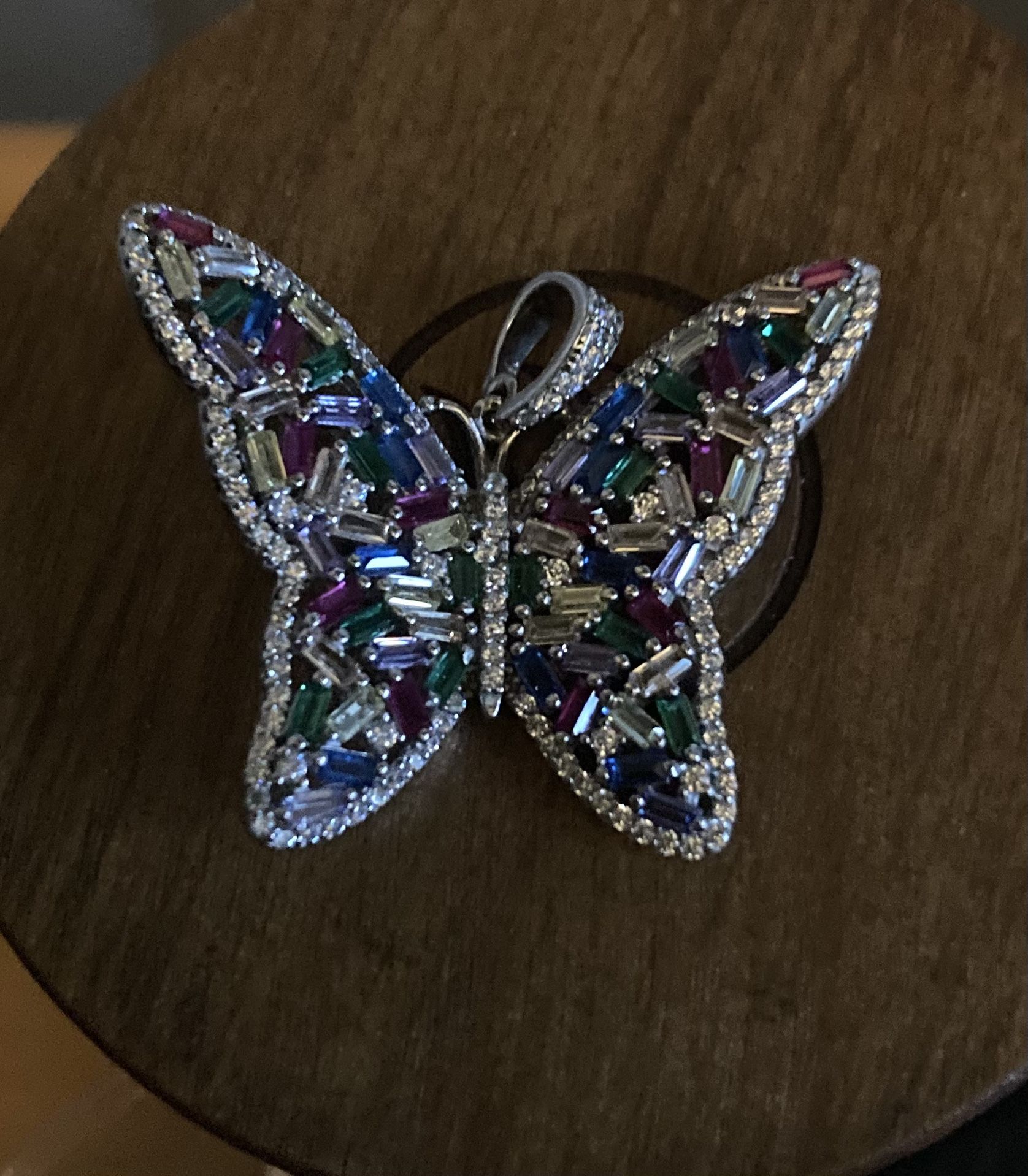 Silver Butterfly Necklace - Tabitha Webb