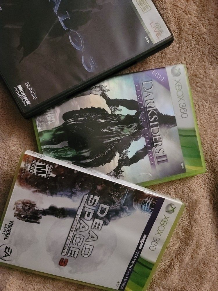 Dark Side 2 Halo 3 Dead Space 3 Xbox 360 Games