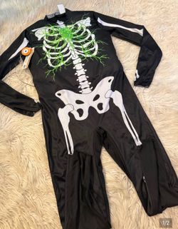 Kids skeleton costume