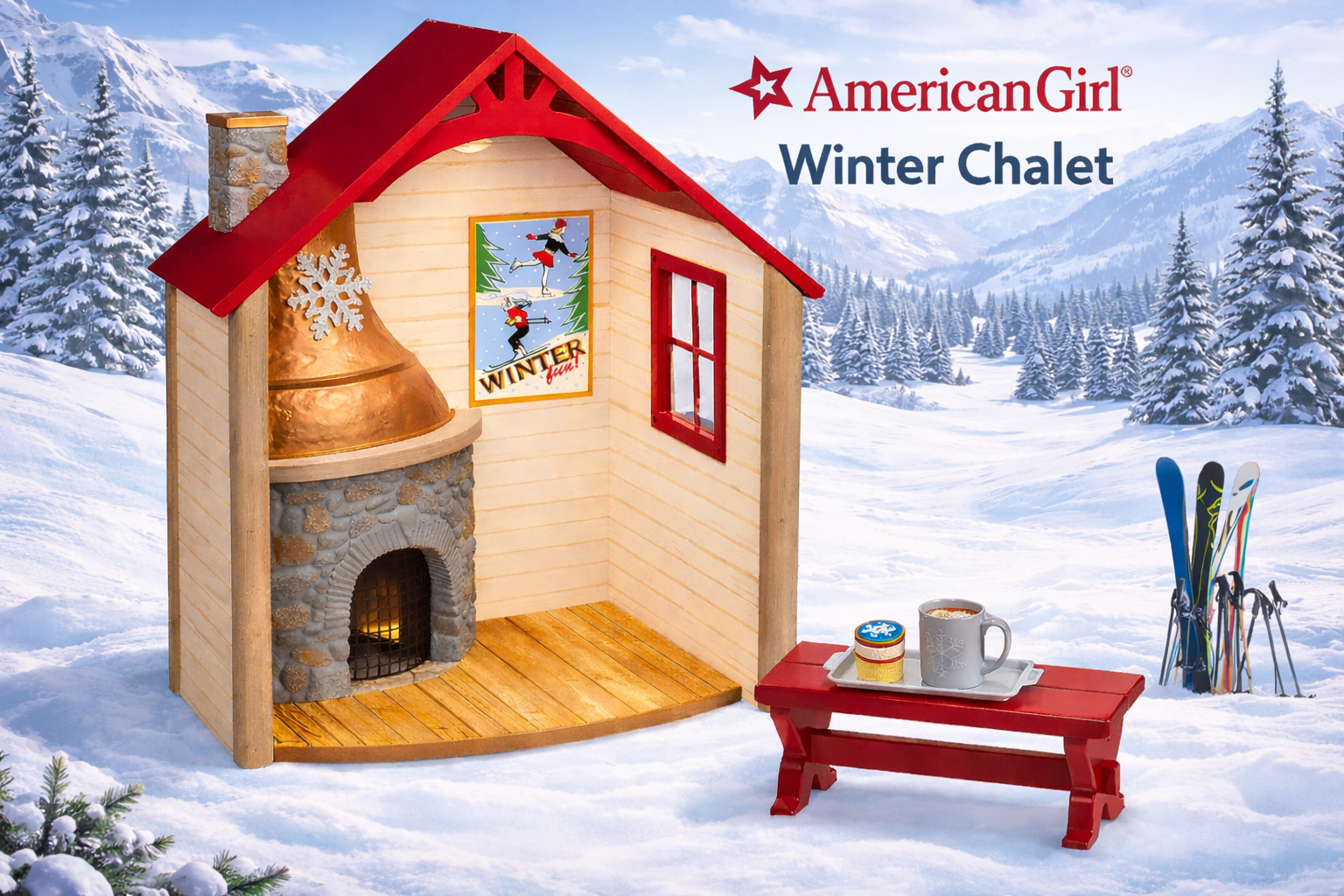 American Girl Doll Ice Chalet