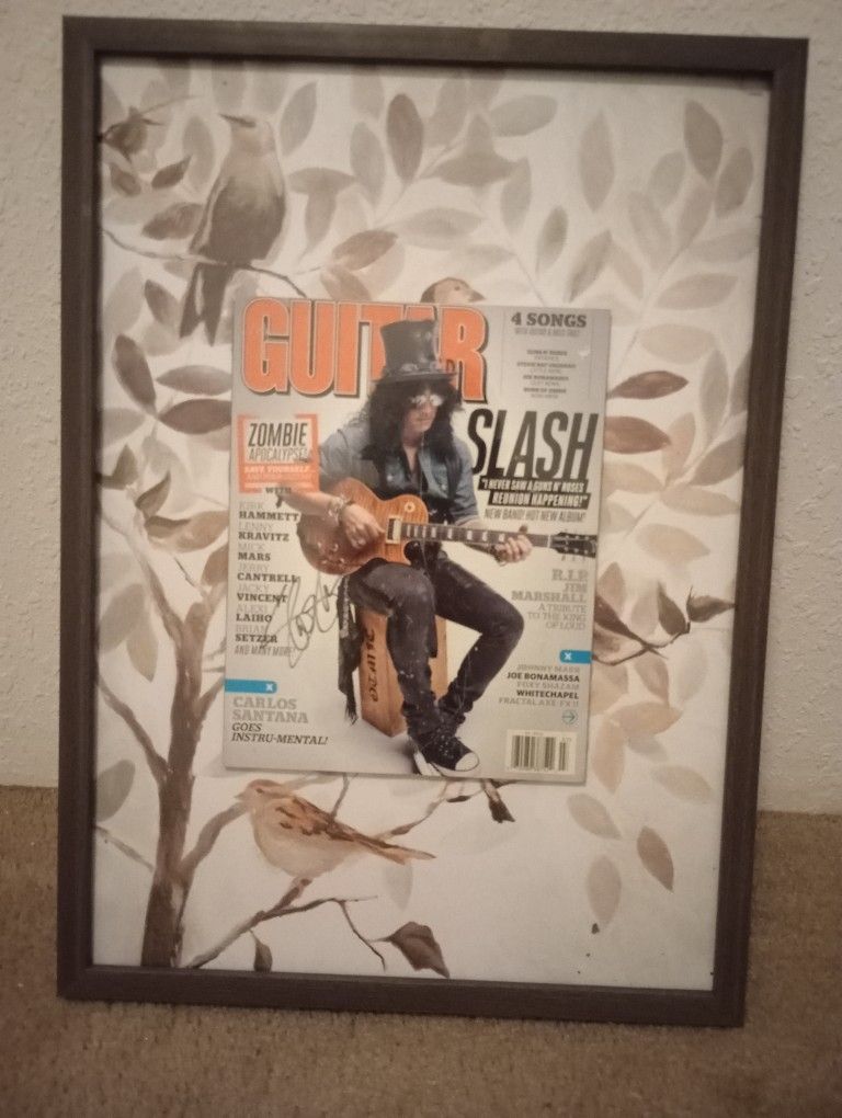 Autographed Magazine