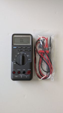 Fluke 85 Digital Multimeter DMM Meter 87 + New Test Leads