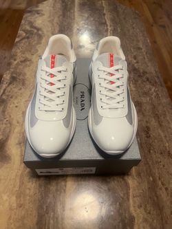 Prada America Cups White/grey
