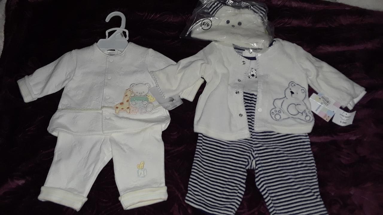0 TO 3 MONTHS, BOTH SETS $24 FOR BOTH
