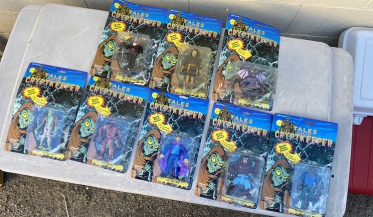 Tales From The Cryptkeeper Set Of 8 Action Figure Set ( Vintage Toys ) ( Horror Toys Neca ) ( Halloween Toys )