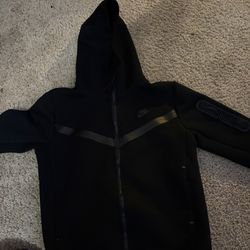 Large Black Nike Tech Jacket