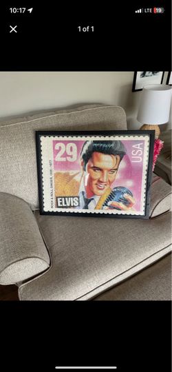 Elvis Presley Framed Stamp Puzzle