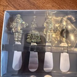 Christmas themed cheese spreader