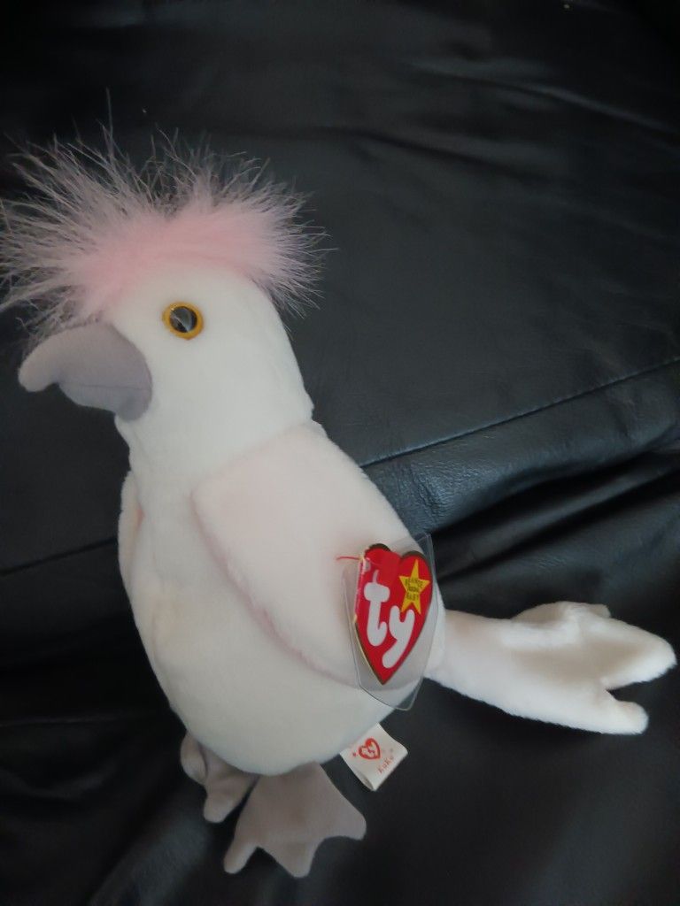 KUKU Rare Vintage Retired Flamingo Beanie Baby