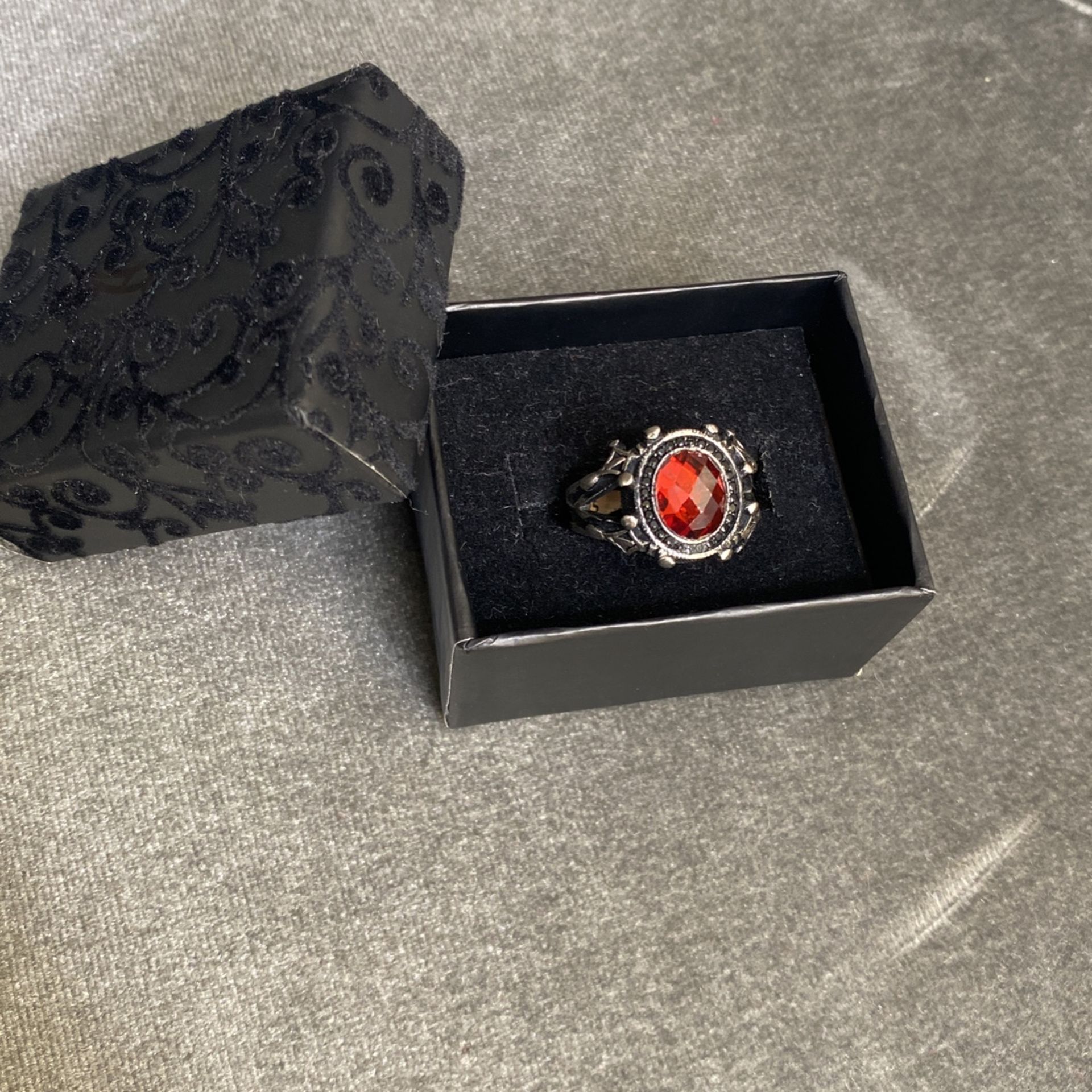 Ring 925 Real Red Jewel