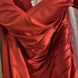 Red Satin Formal