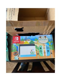 Nintendo Switch Animal Crossing Edition *Brand New*