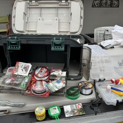 Series Plano TAKLE Box With Some Fishing Stuff 