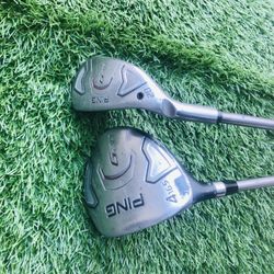 LH Ping G20 16.5* Fairway 4 Wood & 20* Hybrid Graphite TFC Shafts