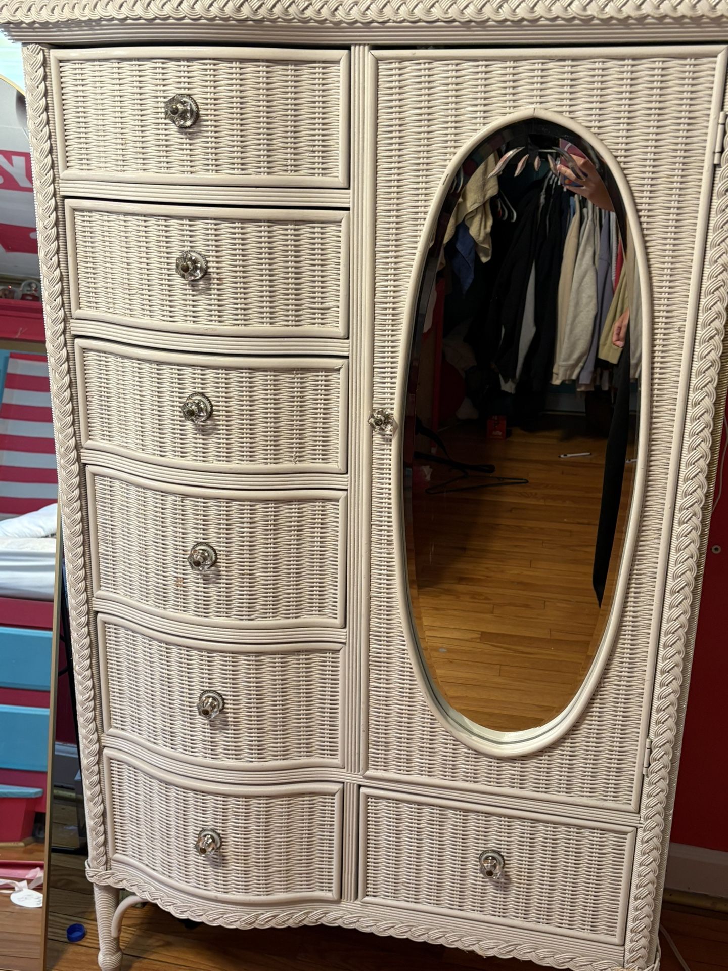 White dresser