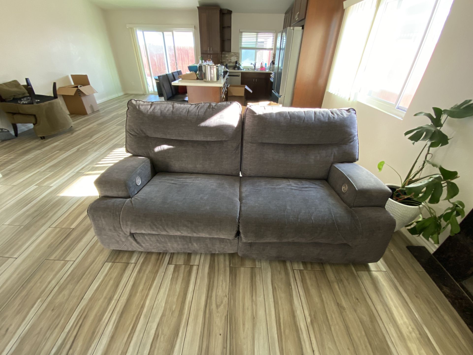 grey couch