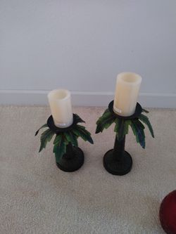 Batt candle lamps ! Safer than real wick ones