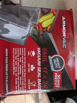 ArmorVac Vacuum Seal Bags 50count