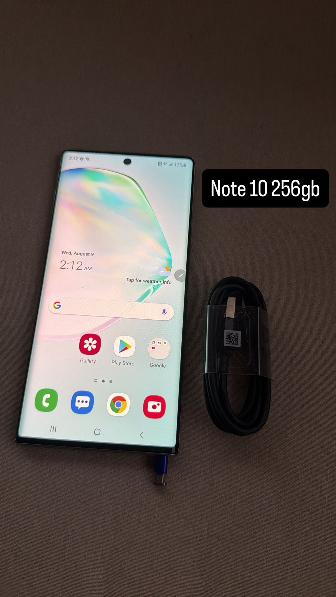 Samsung Note 10 256gb. Like New And Unlocked!