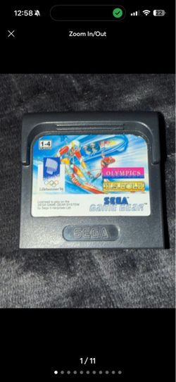 Sega Game Gear Winter Olympics US Good Lillehammer ‘94 Video Game Cartridge Work