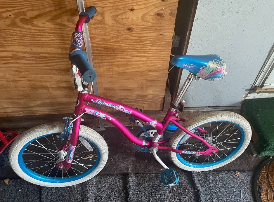 Girls Bike With Training Wheels