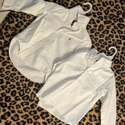 Polo White Collar And izod New 