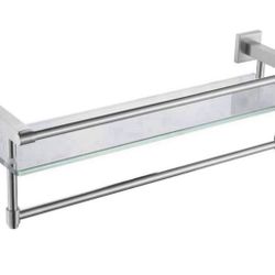 Bathroom Glass Shelf Wall Mounted