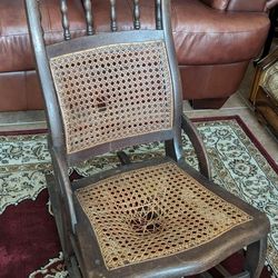 Charming Antique Woman's Boudoir Rocker 