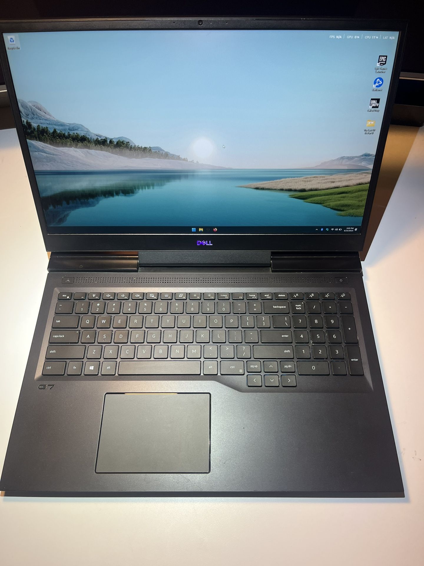 Dell G7 7700 Gaming Laptop 17” 300Hz LCD
