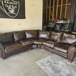 Leather Sectional Couch