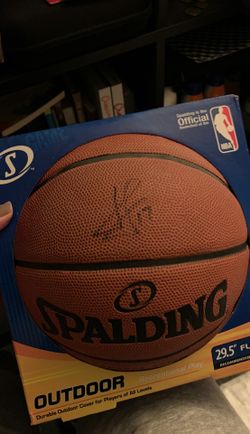 Jeremy Lin Signed Spalding Basketball (Authentic)