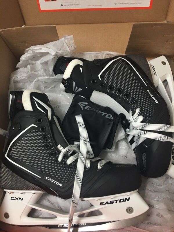 Easton mako m7 ice skates size 9 shoe 10.5 senior