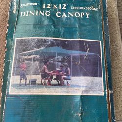 Dining Canopy 12 By 12 Green In Box 