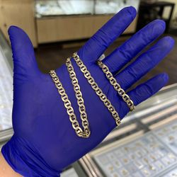 14K Gold Mariner Chain 24”